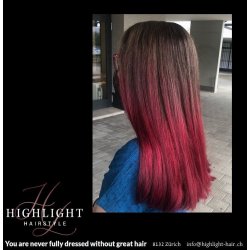 pillarbox red, directions, highlight hair zürich